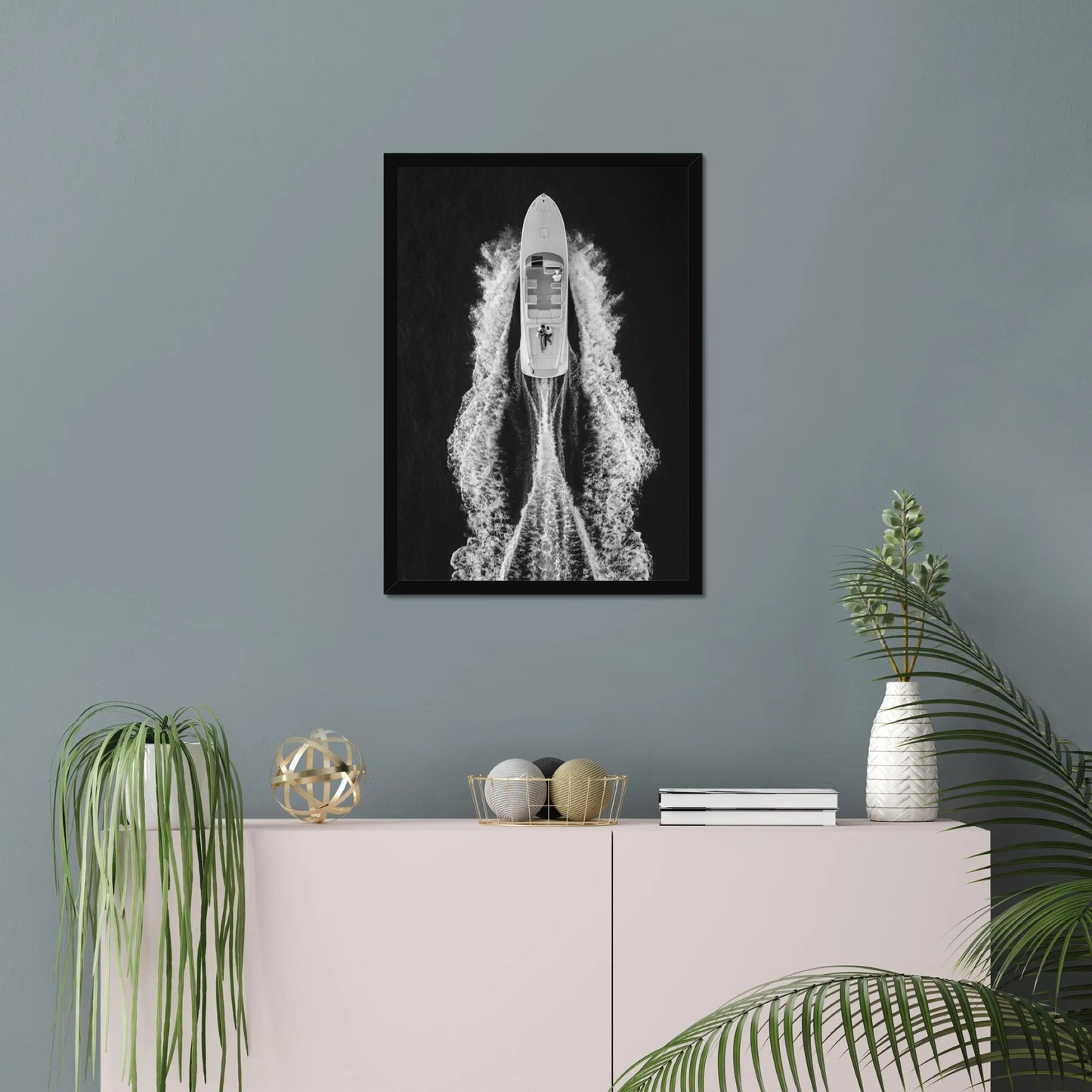 Vintage Yacht Boat Aerial Print, Luxury Fashion, Fine Art Photography Wall Art
