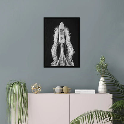 Vintage Yacht Boat Aerial Print, Luxury Fashion, Fine Art Photography Wall Art