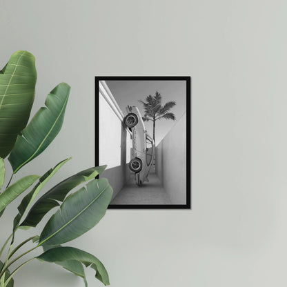 Vintage Classic Car Print, Museum Quality Print, Classic Black and White